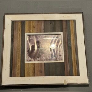 Mudpie Large wood hanging photo frame